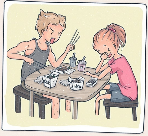 Bộ tranh về hạnh phúc đơn giản có thể bạn đang nắm giữ mà không biết