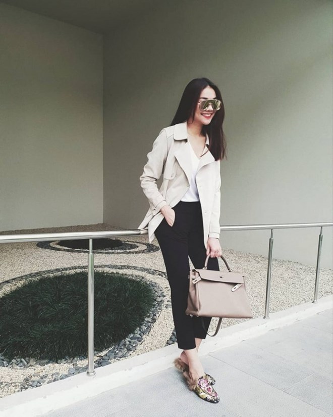 Trang phục denim phủ sóng street style của mỹ nhân Việt tuần qua