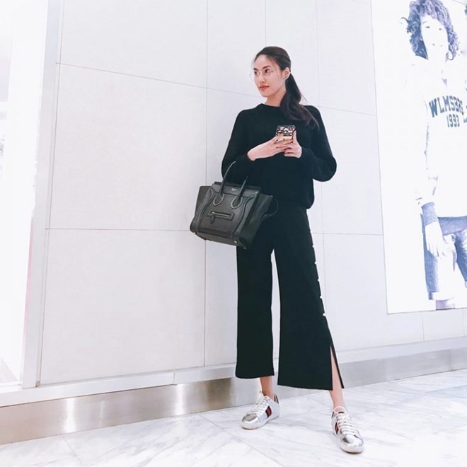 Trang phục denim phủ sóng street style của mỹ nhân Việt tuần qua