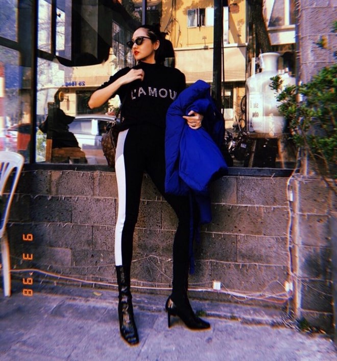Trang phục denim phủ sóng street style của mỹ nhân Việt tuần qua