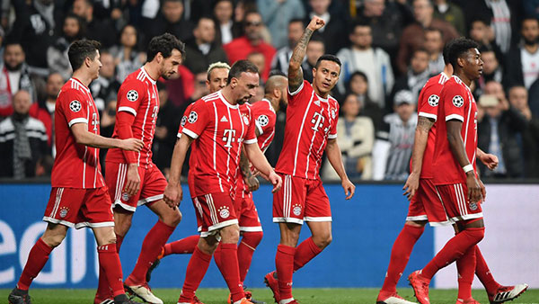Thông tin 8 đội lọt vào tứ kết Cup C1 Champions League 2017-2018