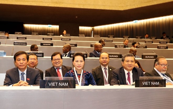 Chủ tịch Quốc hội Nguyễn Thị Kim Ngân dự Phiên họp toàn thể IPU-138