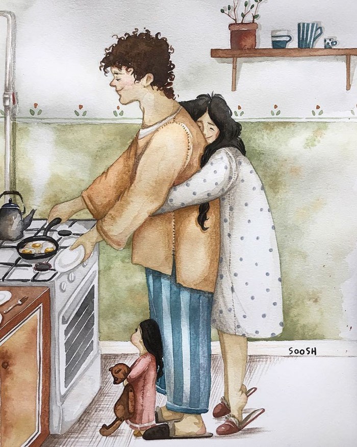 Bộ ảnh cho thấy hạnh phúc thực sự của một gia đình