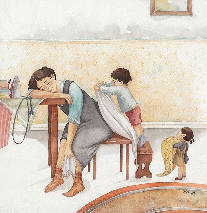 Bộ ảnh cho thấy hạnh phúc thực sự của một gia đình