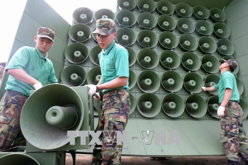 Triều Tiên và Hàn Quốc bắt đầu dỡ bỏ loa phóng thanh tại biên giới