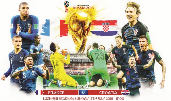 Trước thềm chung kết FIFA World Cup 2018: Pháp - Croatia và cuộc hẹn 20 năm