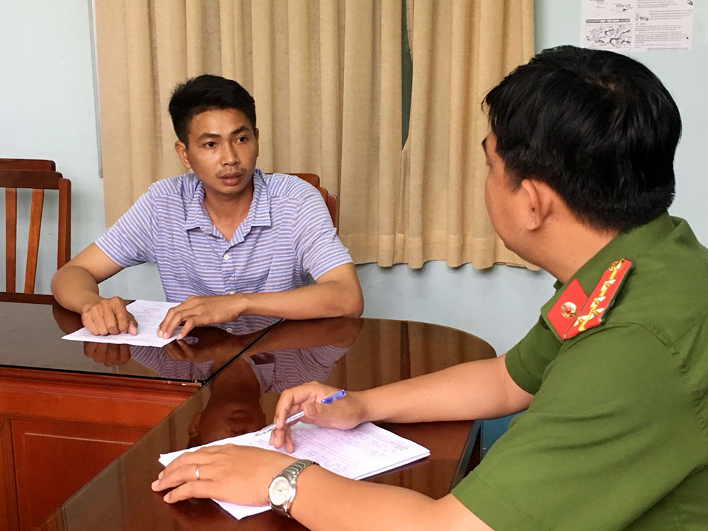 Đối tượng giết người ở phường Mỹ Hòa đầu thú Trần Văn Tuấn