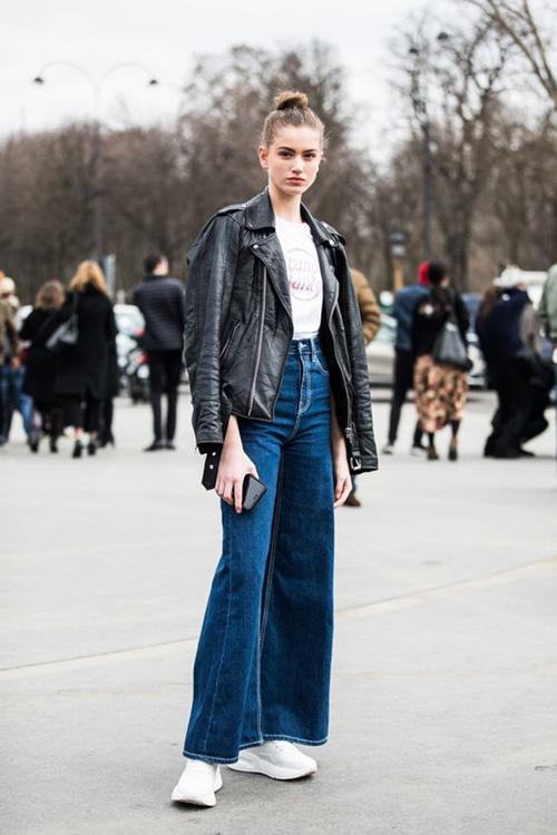 Kiểu quần jeans vừa thoải mái lại không lỗi mốt đang được lòng chị em