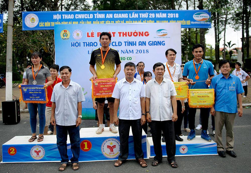 Hội thao Công nhân viên chức - lao động tỉnh An Giang lần thứ 29 năm 2018 kết thúc thành công tốt đẹp