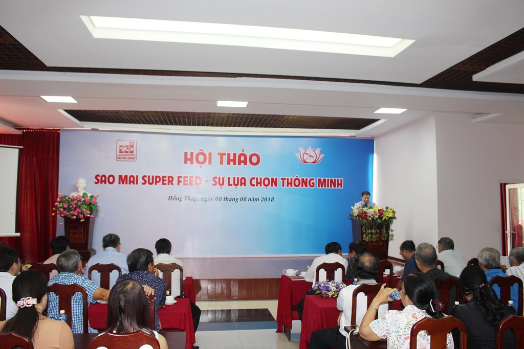 Thức ăn thủy sản Sao Mai Super Feed được đánh giá cao