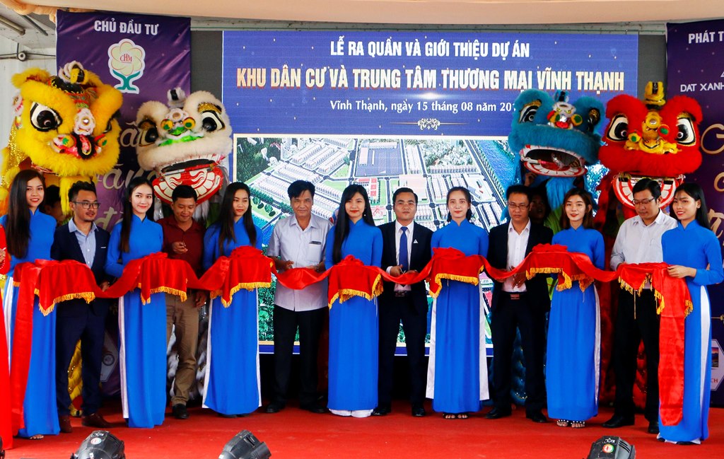 Ra quân giới thiệu dự án Khu dân cư và Trung tâm thương mại Vĩnh Thạnh