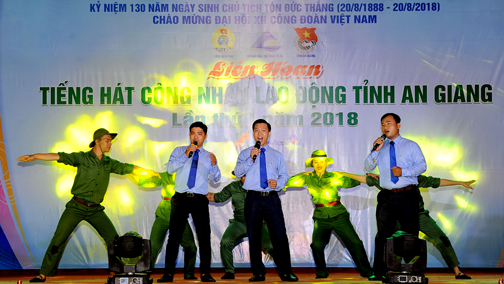 Công đoàn cơ sở Công ty Cổ phần Tập đoàn Lộc Trời đoạt giải nhất Liên hoan Tiếng hát CNLĐ tỉnh An Giang lần thứ I-2018 Công đoàn cơ sở Công ty Cổ phần Tập đoàn Lộc Trời đoạt giải nhất toàn đoàn Liên hoan Tiếng hát CNLĐ tỉnh An Giang lần thứ I-2018
