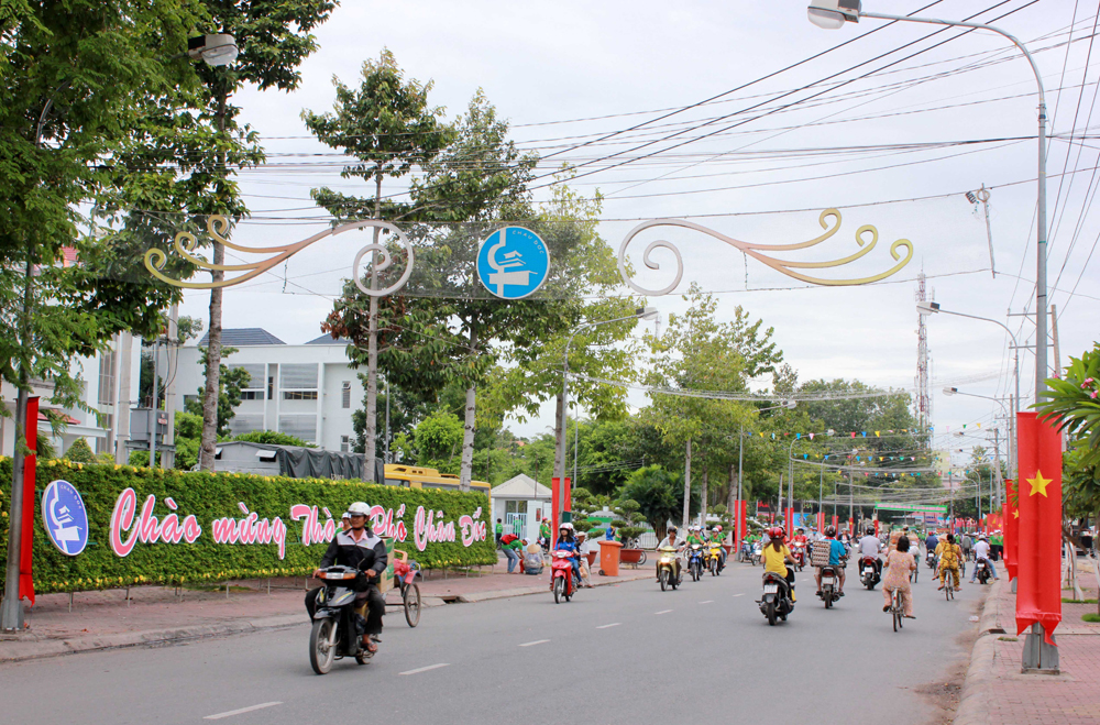 Thành phố Châu Đốc phát triển vượt bậc