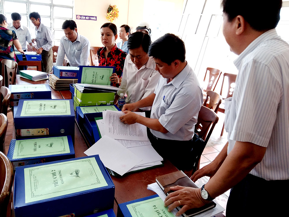 Tập trung giải pháp bảo vệ môi trường Phúc tra các tiêu chí xây dựng nông thôn mới xã Đa Phước (An Phú)