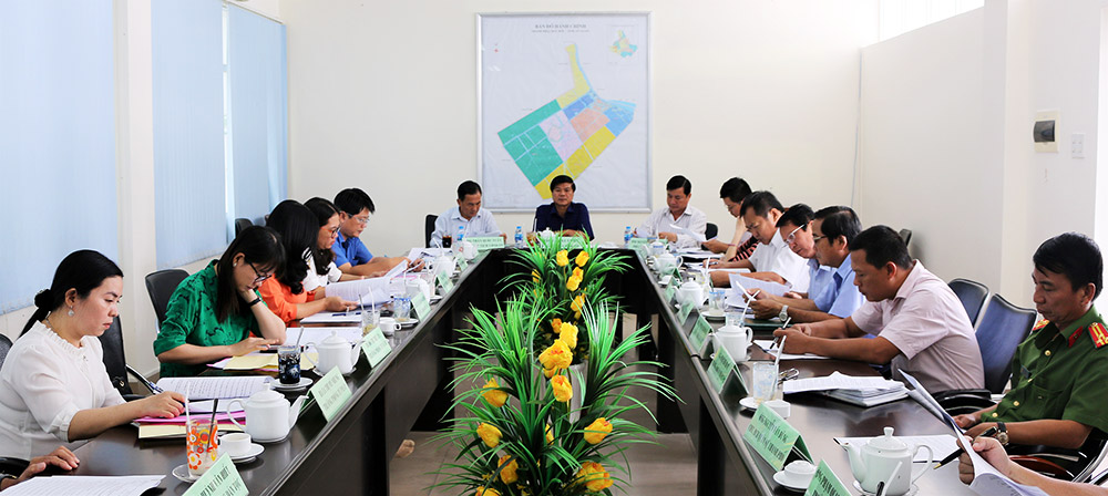 Châu Đốc: Nâng cao năng lực đô thị thành phố Quang cảnh buổi họp