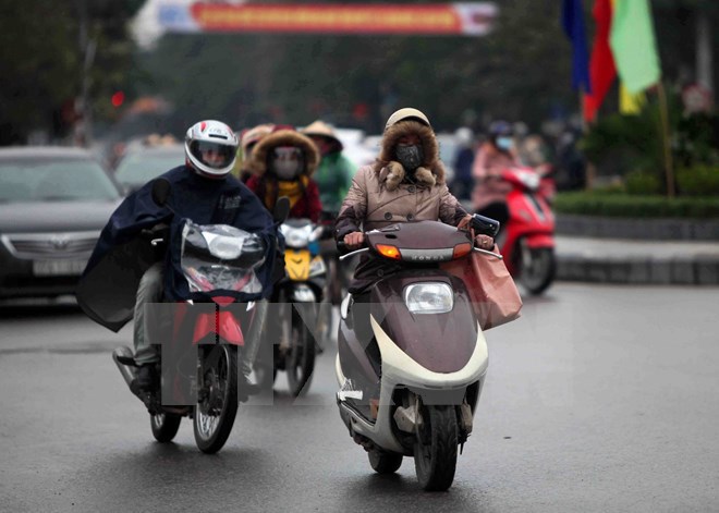 Gió mùa Đông Bắc gây mưa to trên diện rộng, nhiệt độ giảm sâu