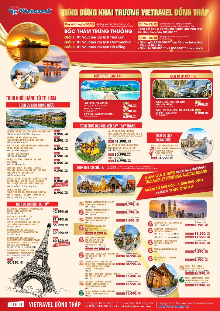 Vietravel lần thứ 2 nhận danh hiệu “World’s Leading Group Tour Operator”