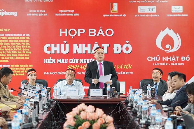 39 tỉnh, thành hưởng ứng Chủ nhật Đỏ lần thứ 11