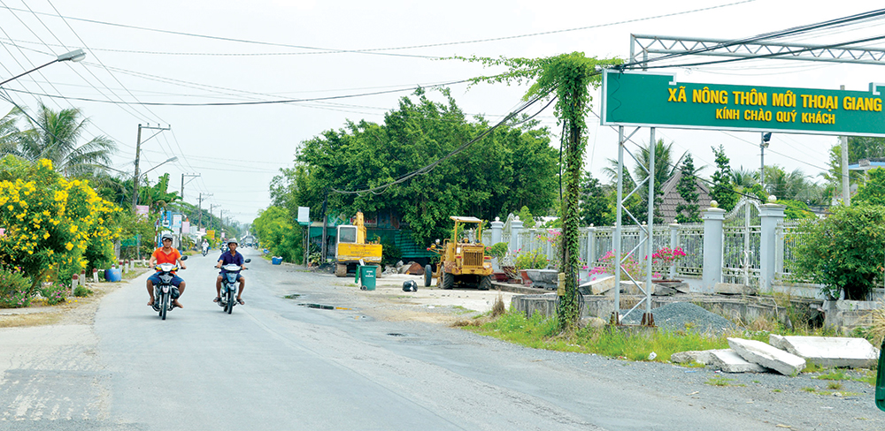 Thoại Giang khẳng định chất lượng nông thôn mới