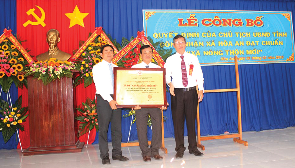 Tăng tốc phát triển ở cù lao Chợ Mới