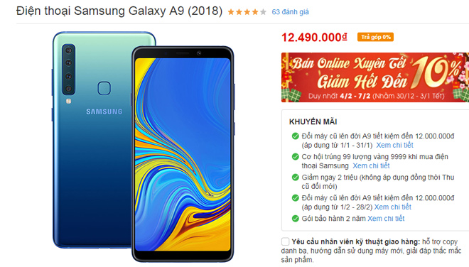 Top smartphone cận cao cấp “hot” nhất tết này