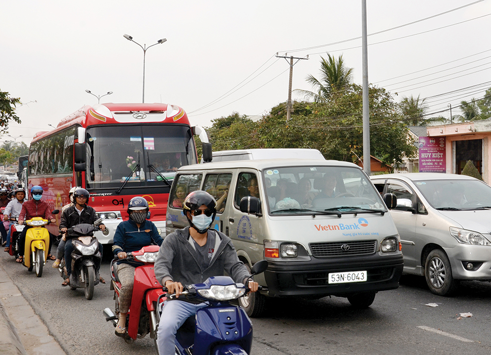 Kẹt xe ngày Tết Kẹt xe ngày Tết