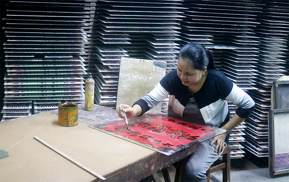 Hồn quê tranh kiếng Hồn quê tranh kiếng