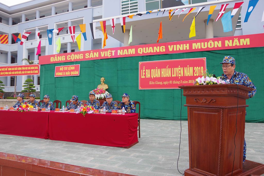 Vùng 5 Hải quân ra quân huấn luyện năm 2019