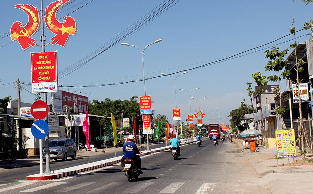 Thị trấn Chợ Mới xứng tầm đô thị loại IV