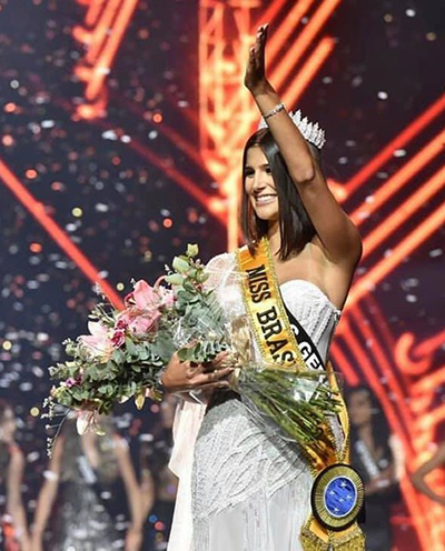 Nhan sắc nhà báo đăng quang Hoa hậu Brazil 2019