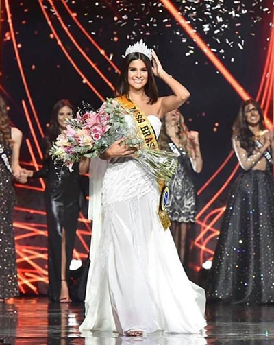 Nhan sắc nhà báo đăng quang Hoa hậu Brazil 2019