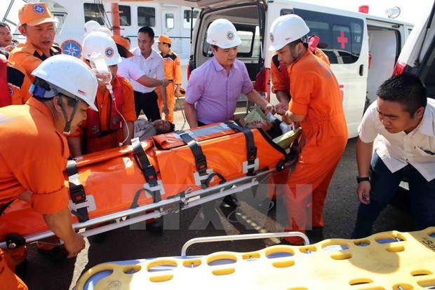 Kịp thời cứu nạn thuyền viên bị bệnh tại khu vực quần đảo Hoàng Sa