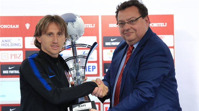 Modric giật giải VĐV thể thao xuất sắc nhất thế giới