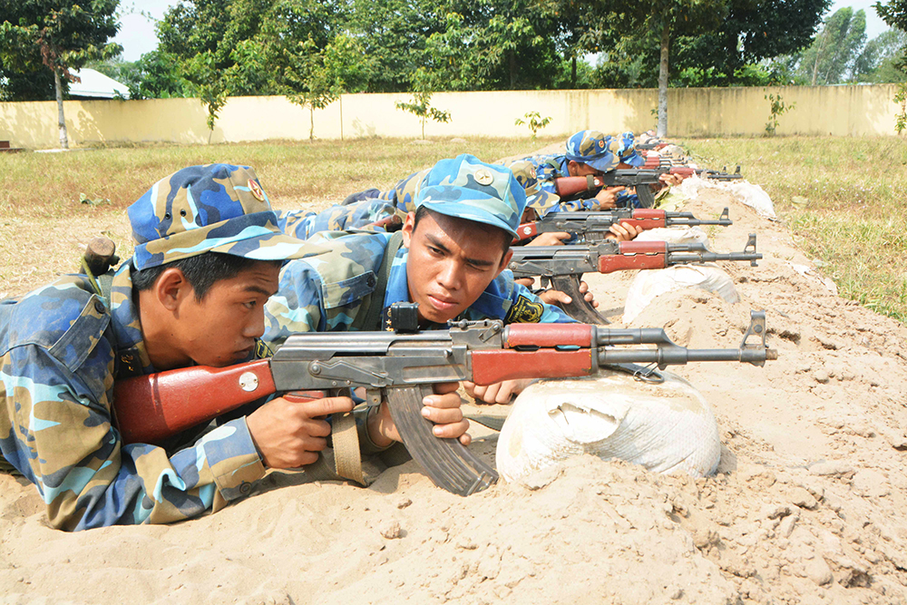 Tự tin rèn luyện trong môi trường quân ngũ