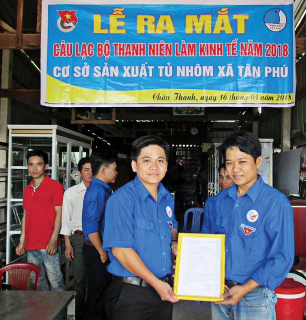 Thanh niên Châu Thành sáng tạo, khởi nghiệp