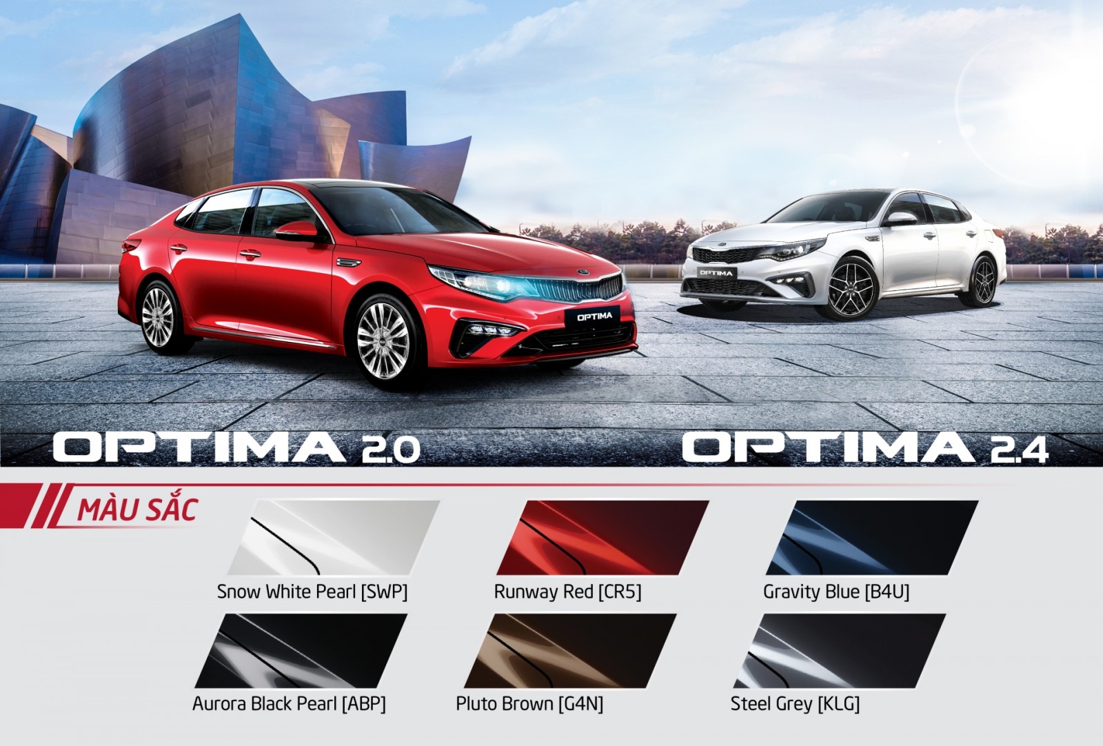 Kia Optima mới đã có tại Việt Nam với 2 phiên bản khác biệt