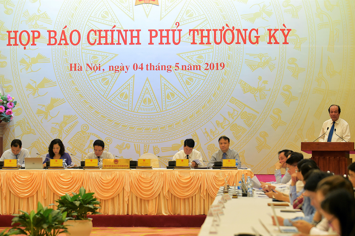 Nội dung họp báo Chính phủ thường kỳ tháng 4