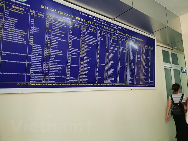 Đề nghị chưa điều chỉnh giá dịch vụ ngoài bảo hiểm y tế