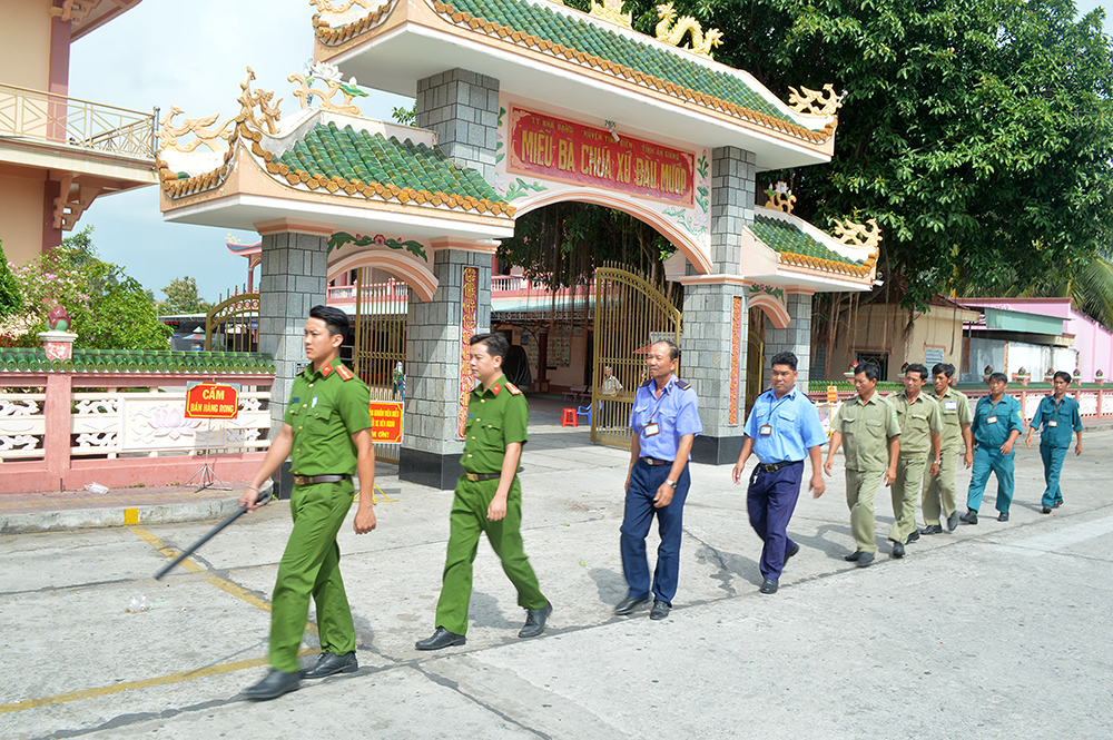 Đảm bảo an ninh trật tự cho Lễ hội Vía Bà Chúa Xứ Bàu Mướp năm 2019 Đảm bảo an ninh trật tự cho Lễ hội Vía Bà Chúa Xứ Bàu Mướp năm 2019