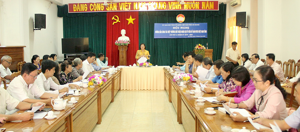 Hướng dẫn hiệp thương giới thiệu nhân sự Ủy viên UBMTTQVN tỉnh