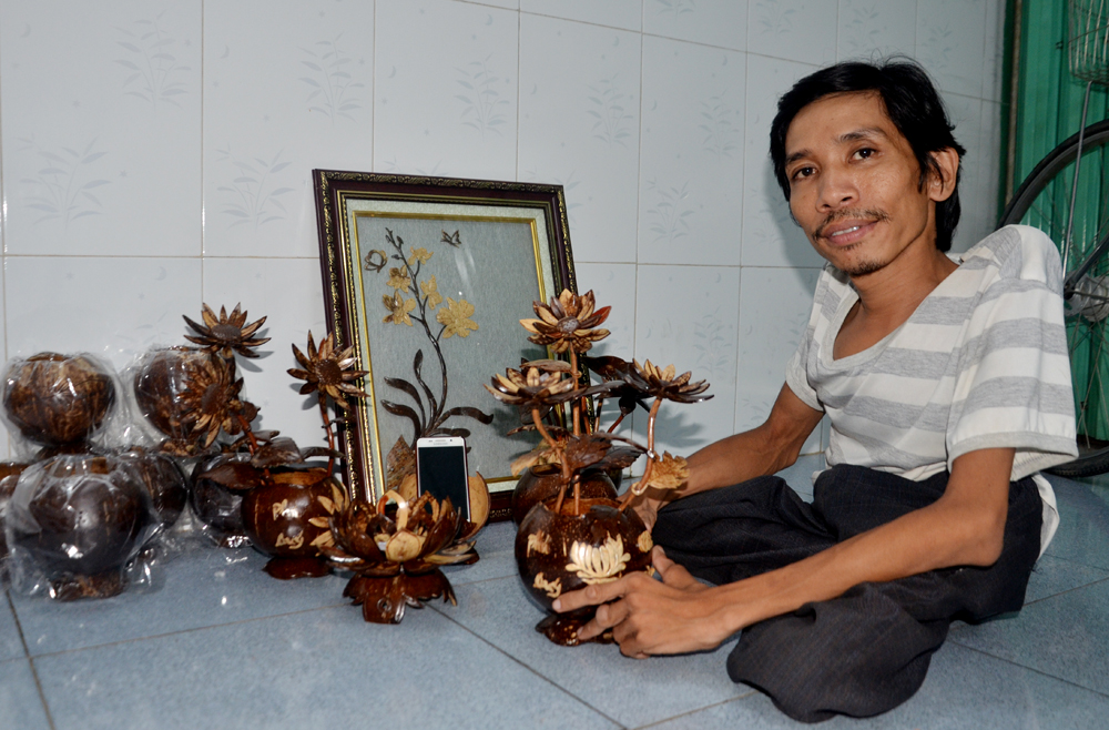 Sản phẩm khởi nghiệp từ gáo dừa Sản phẩm khởi nghiệp từ gáo dừa