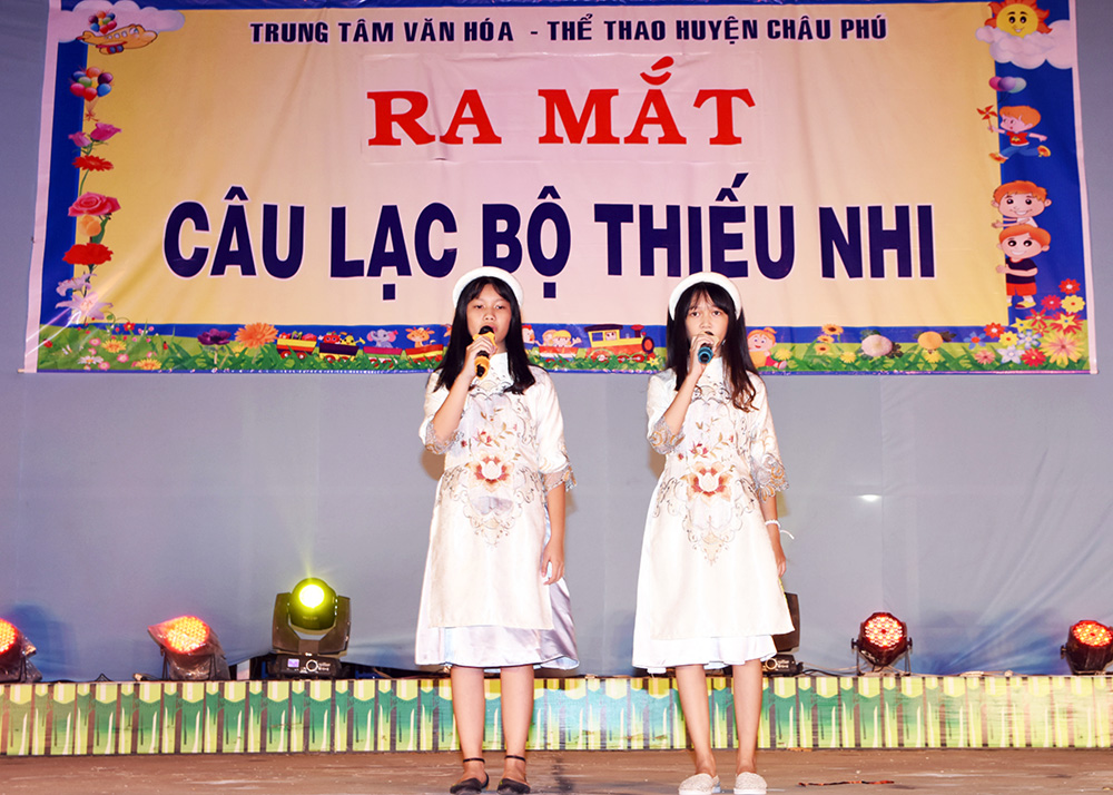 Châu Phú ra mắt Câu lạc bộ Thiếu nhi