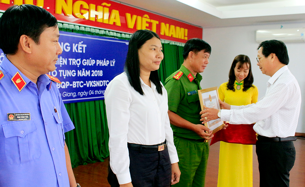 Tiếp tục thực hiện hiệu quả hoạt động trợ giúp pháp lý