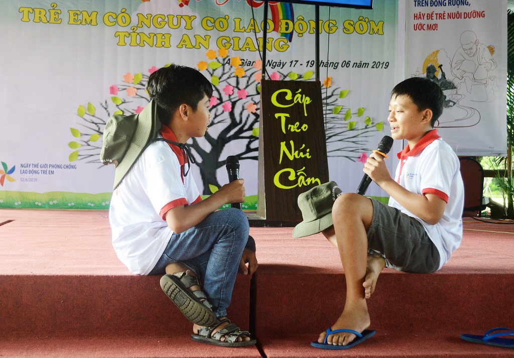 Tổ chức trại hè dành cho trẻ em có nguy cơ lao động sớm năm 2019