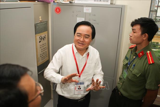 Chuẩn bị kỹ lưỡng để đón thí sinh làm thủ tục dự thi THPT quốc gia 2019