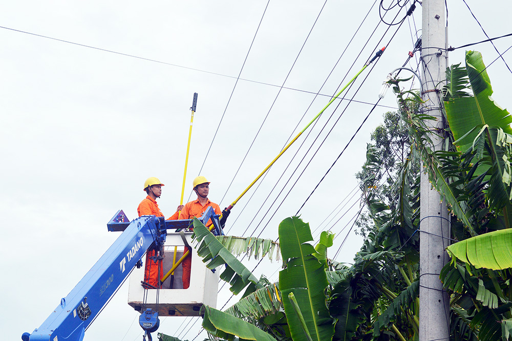 Công ty Điện lực An Giang tổ chức diễn tập phòng chống thiên tai và tìm kiếm cứu nạn