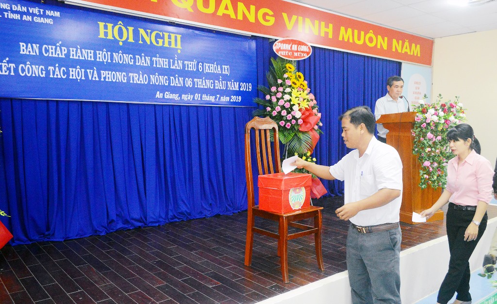 Bầu bổ sung chức danh Chủ tịch Hội Nông dân tỉnh