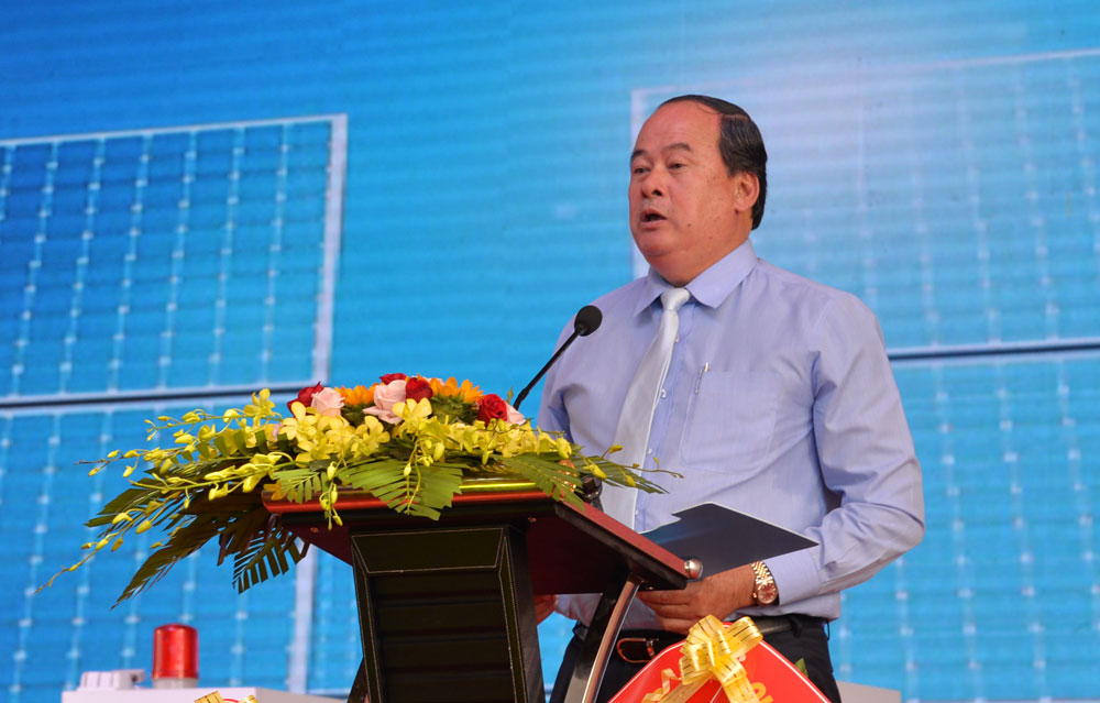 Khánh thành Nhà máy điện năng lượng mặt trời Sao Mai tại Tịnh Biên