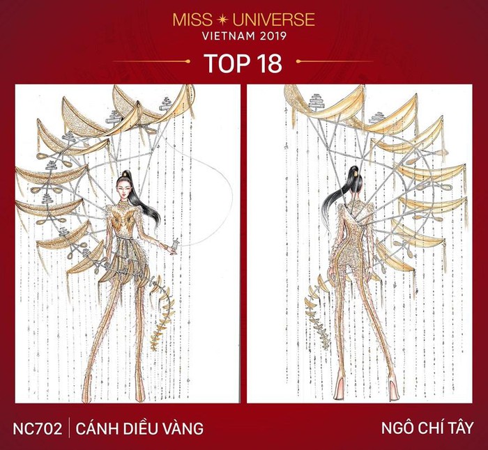 Miss Universe: 18 trang phục dân tộc cho Hoàng Thùy được chọn