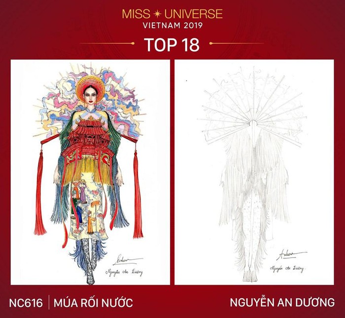 Miss Universe: 18 trang phục dân tộc cho Hoàng Thùy được chọn